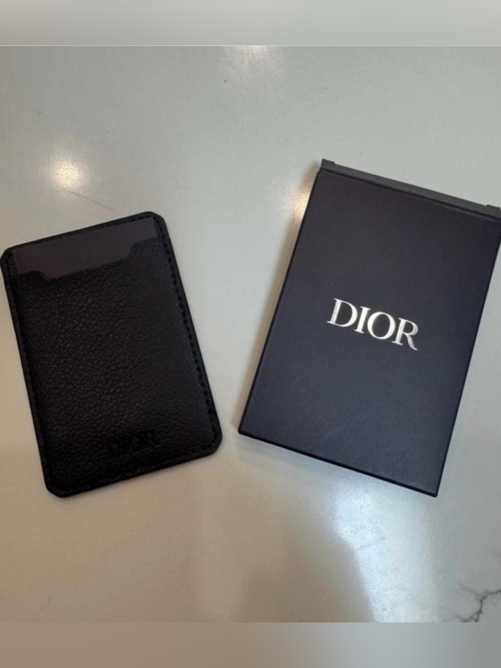Dior Midnight Blue Leather Card Holder